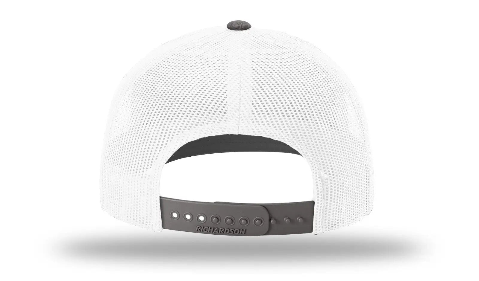 Richardson 112 Trucker Cap - White Charcoal - Dark Gray / Md-lg