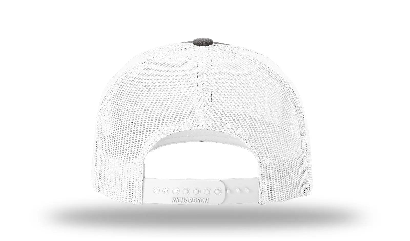 Richardson 112fp Five Panel Trucker Cap - Charcoal White