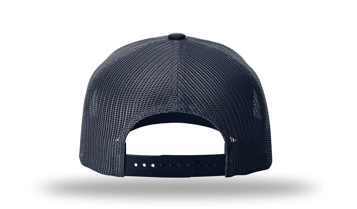 Richardson 112fp Five Panel Trucker Cap - Navy - Osfm