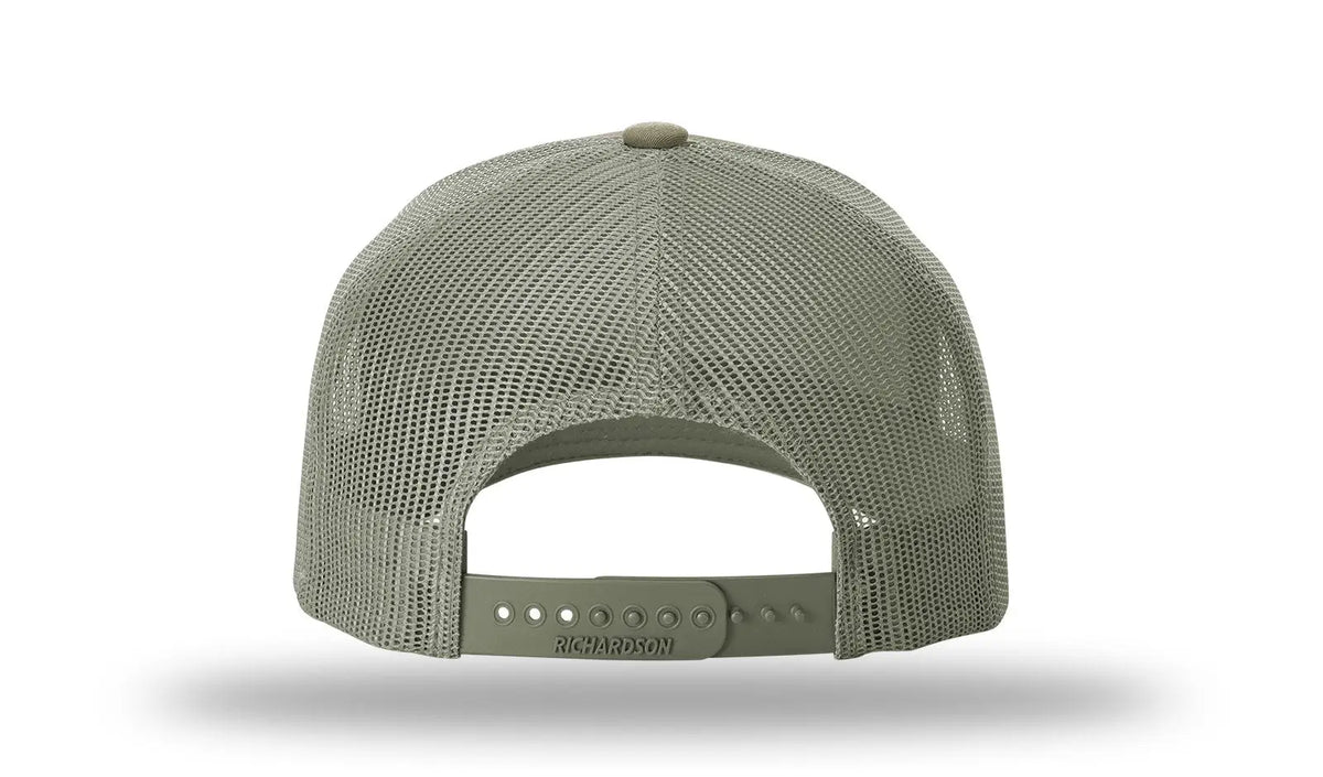 Richardson 112fp Five Panel Trucker Cap - Pale Khaki Loden