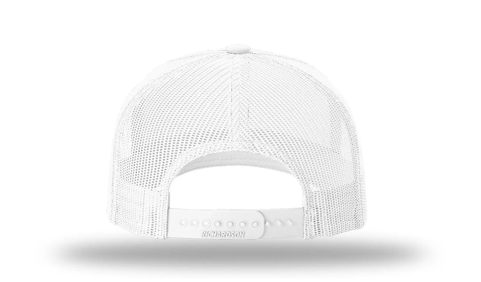 Richardson 112fp Five Panel Trucker Cap - White - Osfm