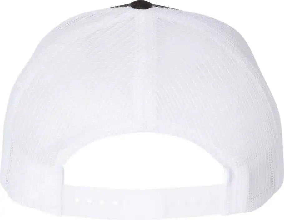 Richardson 112fp Trucker Caps - Black White - Osfm