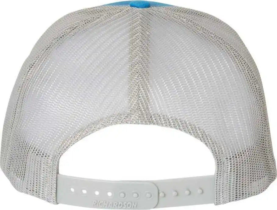 Richardson 112fp Trucker Caps Cobalt Blue Gray / Osfm