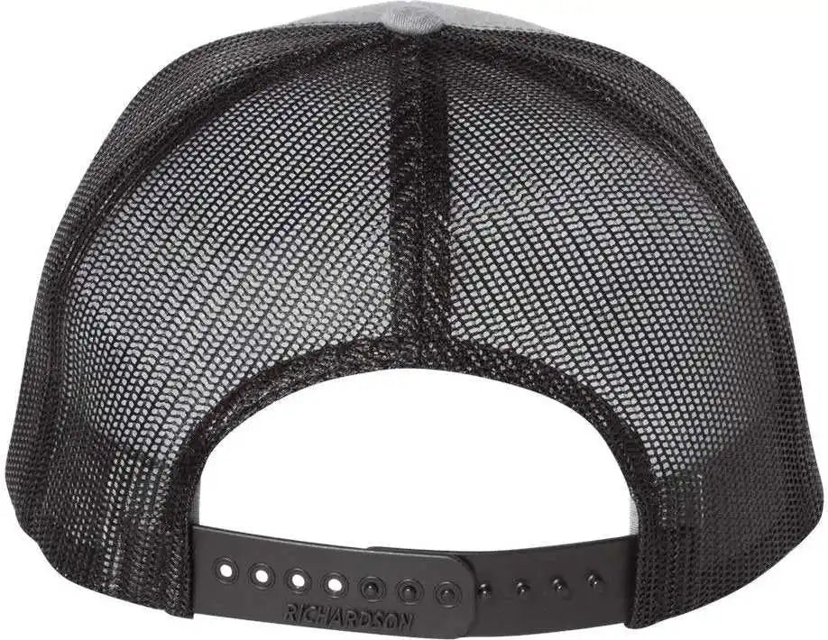 Richardson 112fp Trucker Caps Heather Gray Black / Osfm