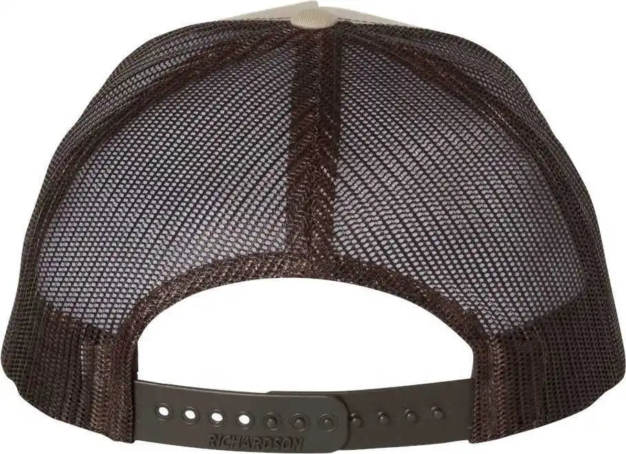 Richardson 112fp Trucker Caps Khaki Coffee / Osfm