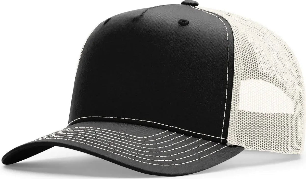 Richardson 112fpc Five Panel Champ Trucker Cap - Black Birch - Osfm