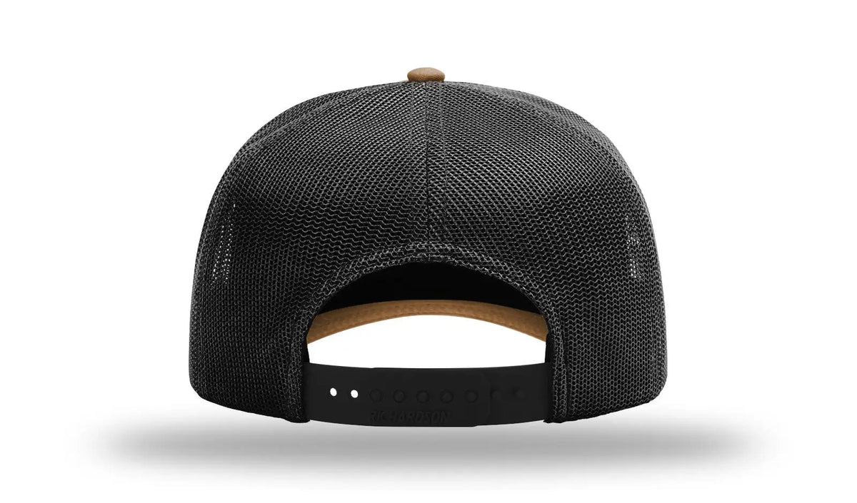 Richardson 112fpc Five Panel Champ Trucker Cap - Caramel Black - Osfm