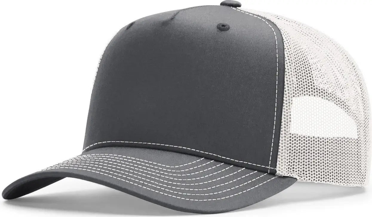 Richardson 112fpc Five Panel Champ Trucker Cap - Charcoal Ice Gray - Dark Light / Osfm