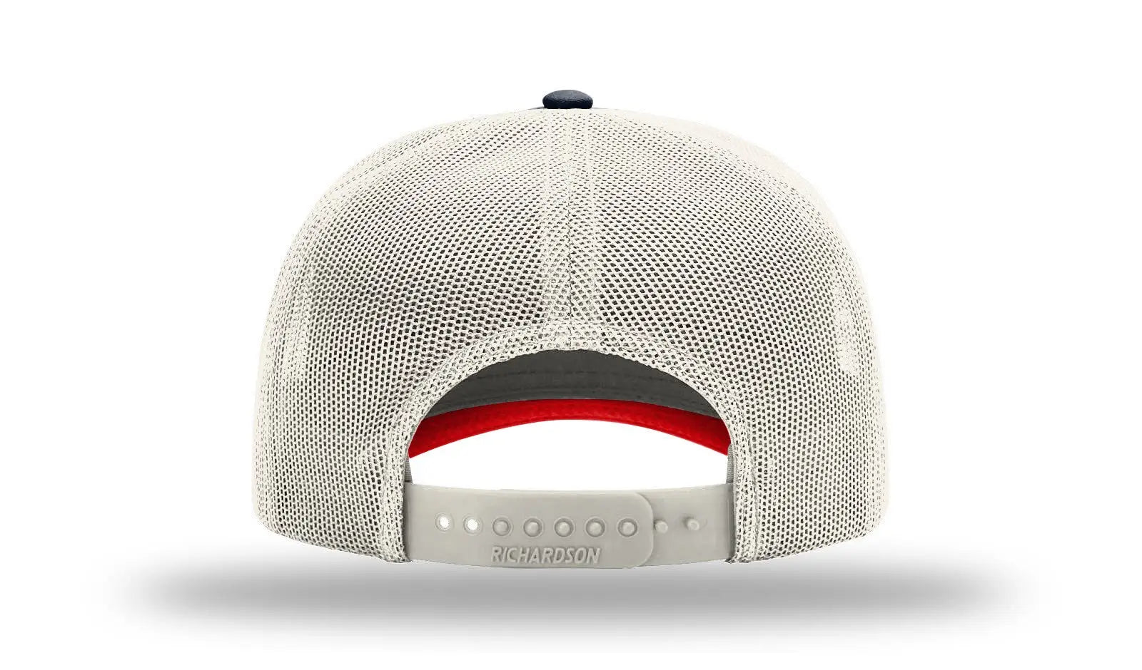 Richardson 112fpc Five Panel Champ Trucker Cap - Navy Birch Red - Osfm