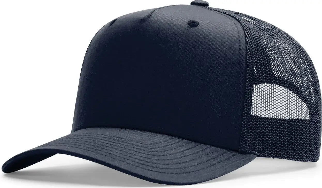 Richardson 112fpc Five Panel Champ Trucker Cap - Navy - Osfm