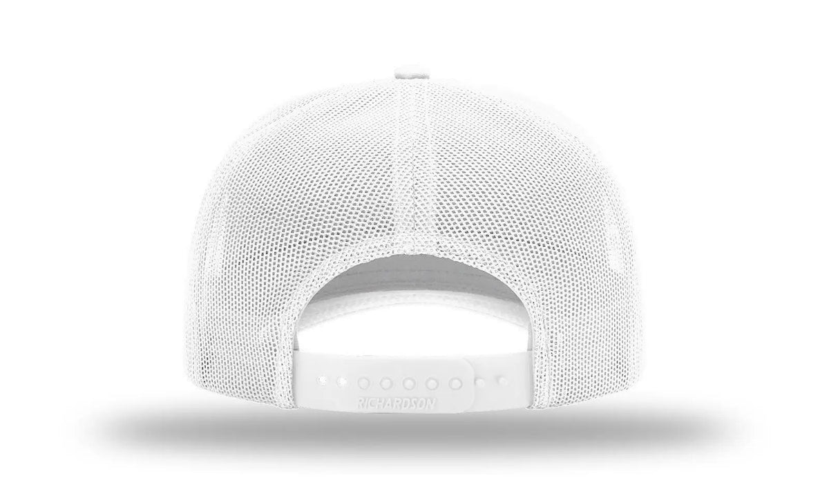 Richardson 112fpc Five Panel Champ Trucker Cap - White