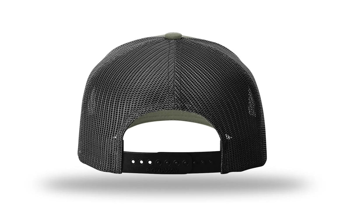 Richardson 112fpr 5 Panel Rope Trucker Caps - Loden Black - Osfm