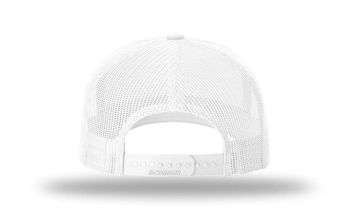 Richardson 112fpr 5 Panel Rope Trucker Caps - White Navy - Osfm