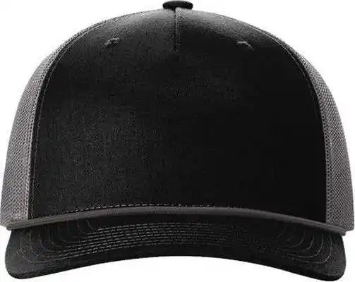 Richardson 112fpr Rope Trucker Caps - Black Charcoal - Osfm