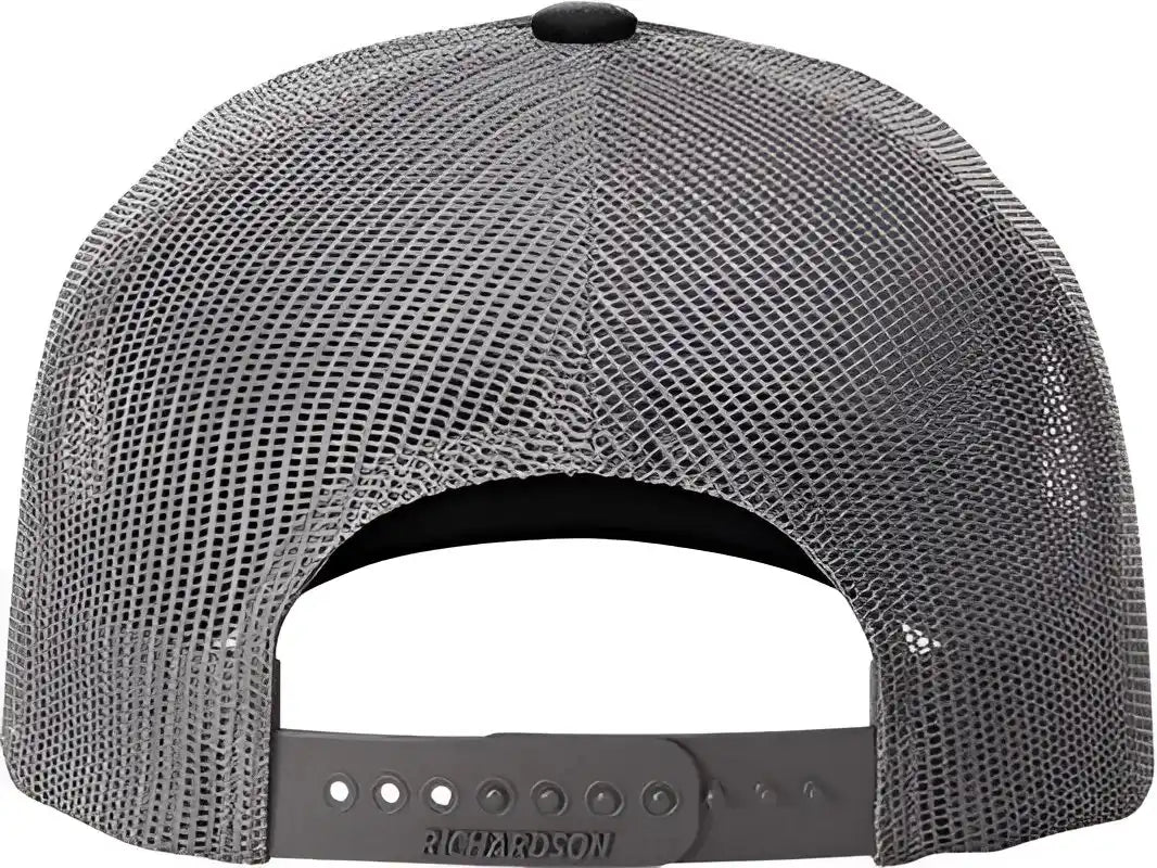 Richardson 112fpr Rope Trucker Caps - Black Charcoal - Osfm