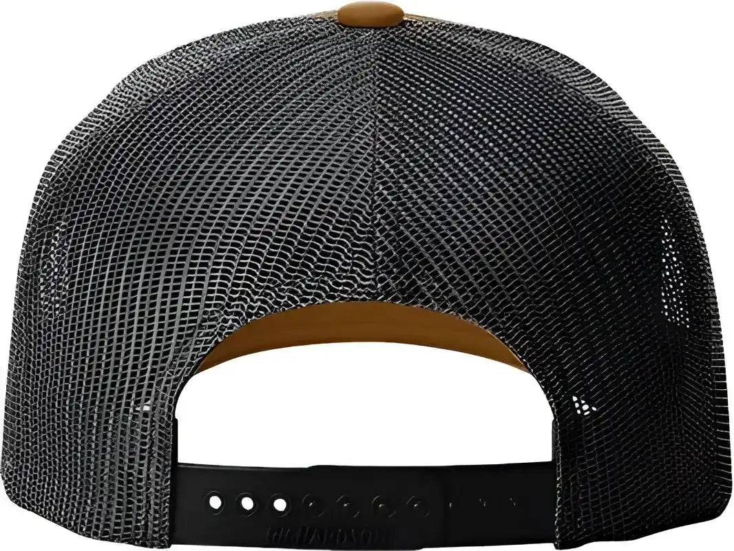 Richardson 112fpr Rope Trucker Caps Caramel Black / Osfm