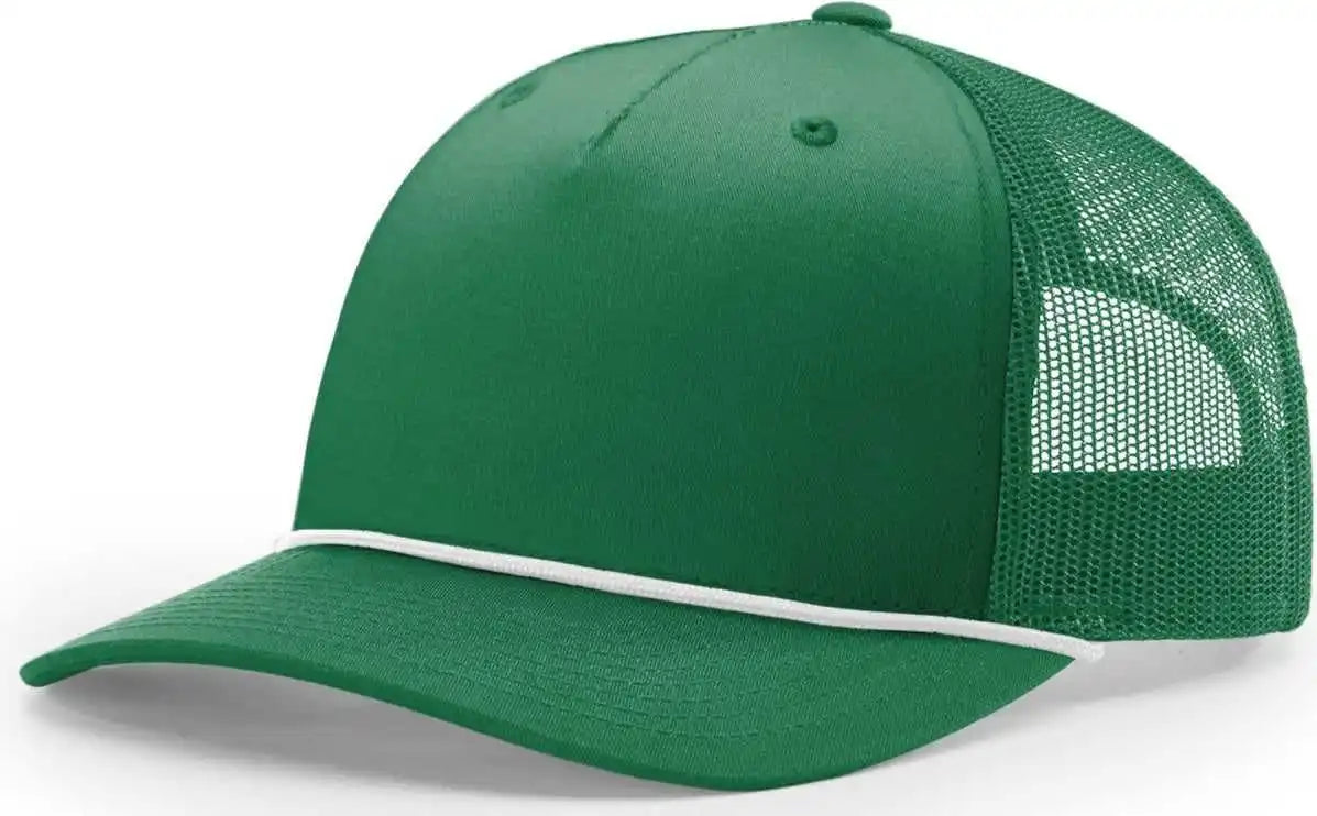 Richardson 112fpr Rope Trucker Caps - Kelly White - Osfm