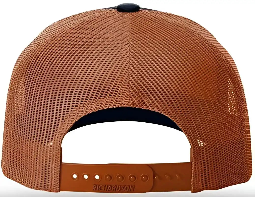 Richardson 112fpr Rope Trucker Caps Navy Dark Orange / Osfm
