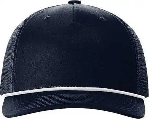 Richardson 112fpr Rope Trucker Caps - Navy White - Osfm