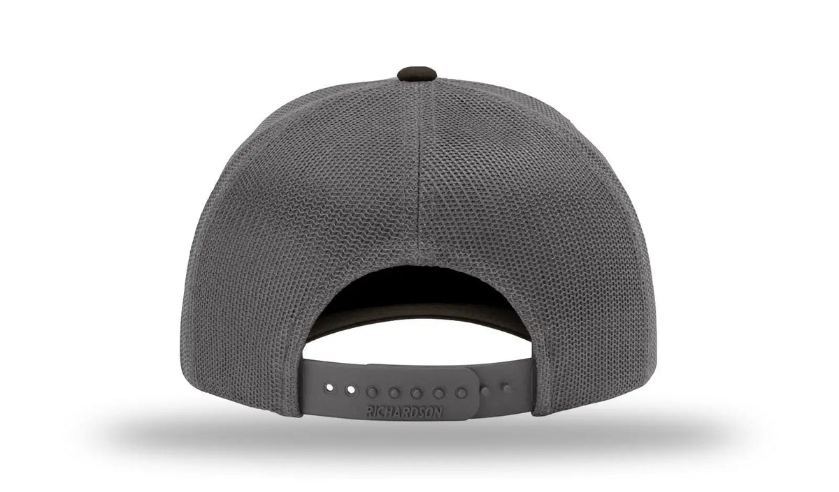 Richardson 112ln Lined Trucker Cap - Asphalt Charcoal