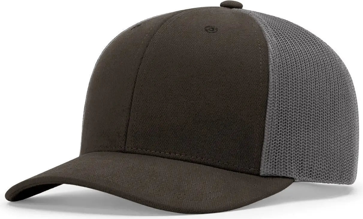 Richardson 112ln Lined Trucker Cap - Asphalt Charcoal