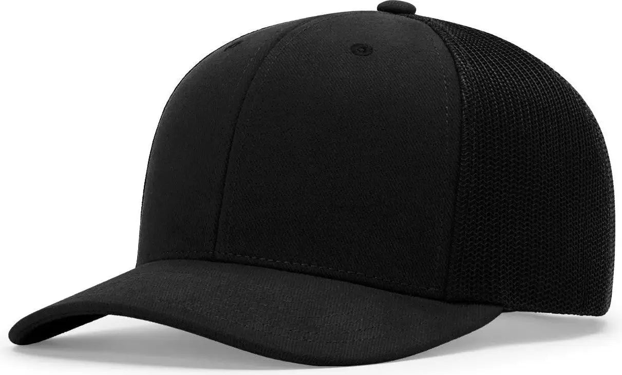 Richardson 112ln Lined Trucker Cap - Black