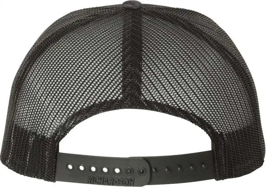 Richardson 112p Patterned Snapback Trucker Caps Kryptek Typhon Black / Osfm