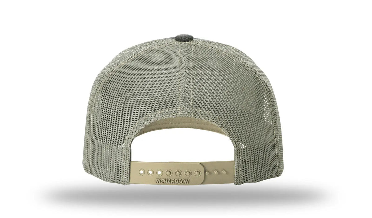 Richardson 112pfp Printed Five Panel Trucker Cap - Digital Camo Light Green - Osfm