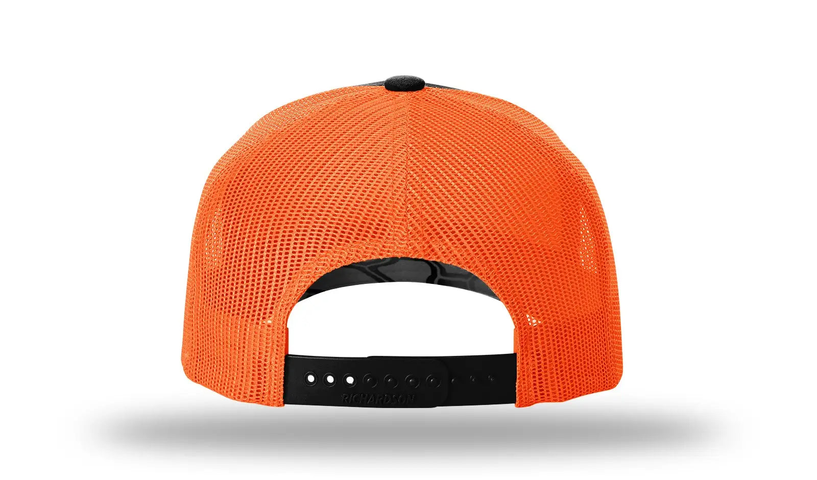 Richardson 112pfp Printed Five Panel Trucker Cap - Kryptek Typhon Blaze Orange - Osfm