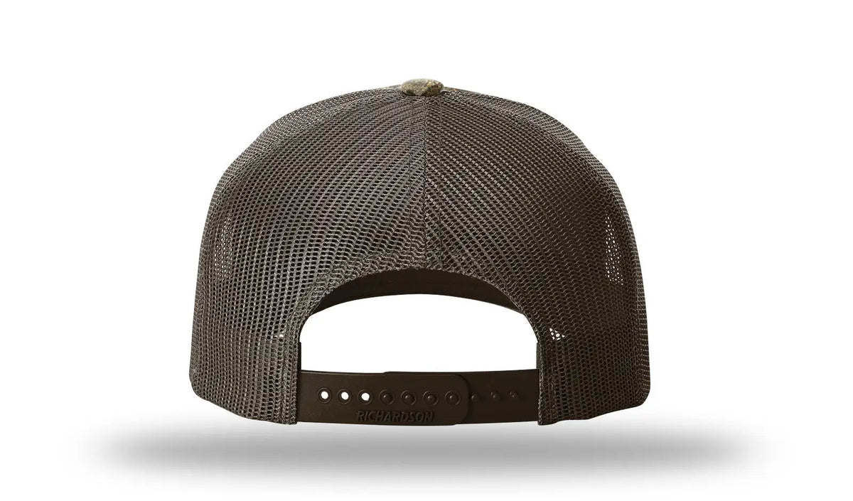Richardson 112pfp Printed Five Panel Trucker Cap - Realtree Edge Brown - Osfm