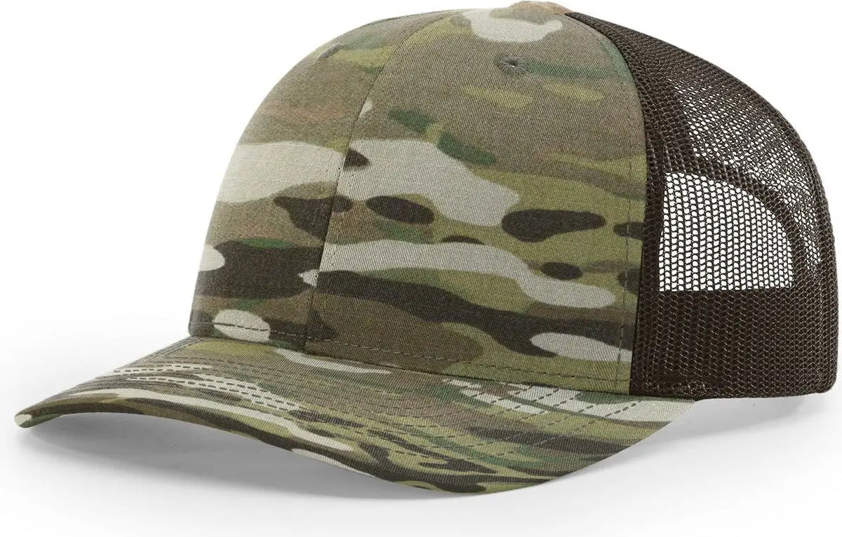 Richardson 112pt Printed Tactical Cap - Multicam Original Brown - Osfm