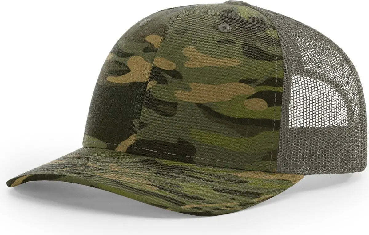 Richardson 112pt Printed Tactical Cap - Multicam Tropic Loden