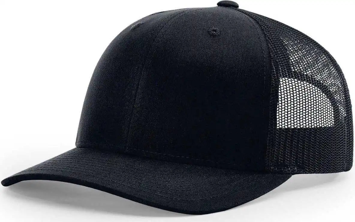 Richardson 112re Recycled Mesh-back Trucker Caps - Navy - Osfm