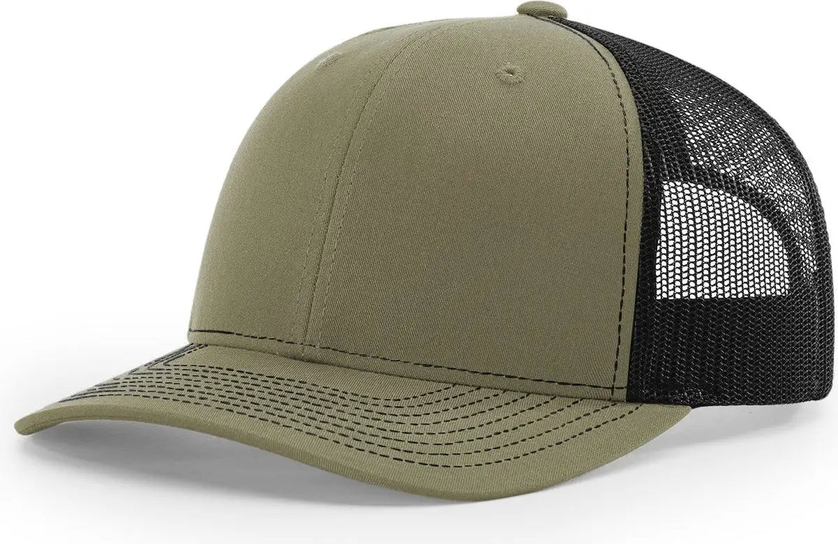Richardson 112re Recycled Trucker Cap - Loden Black - Osfm