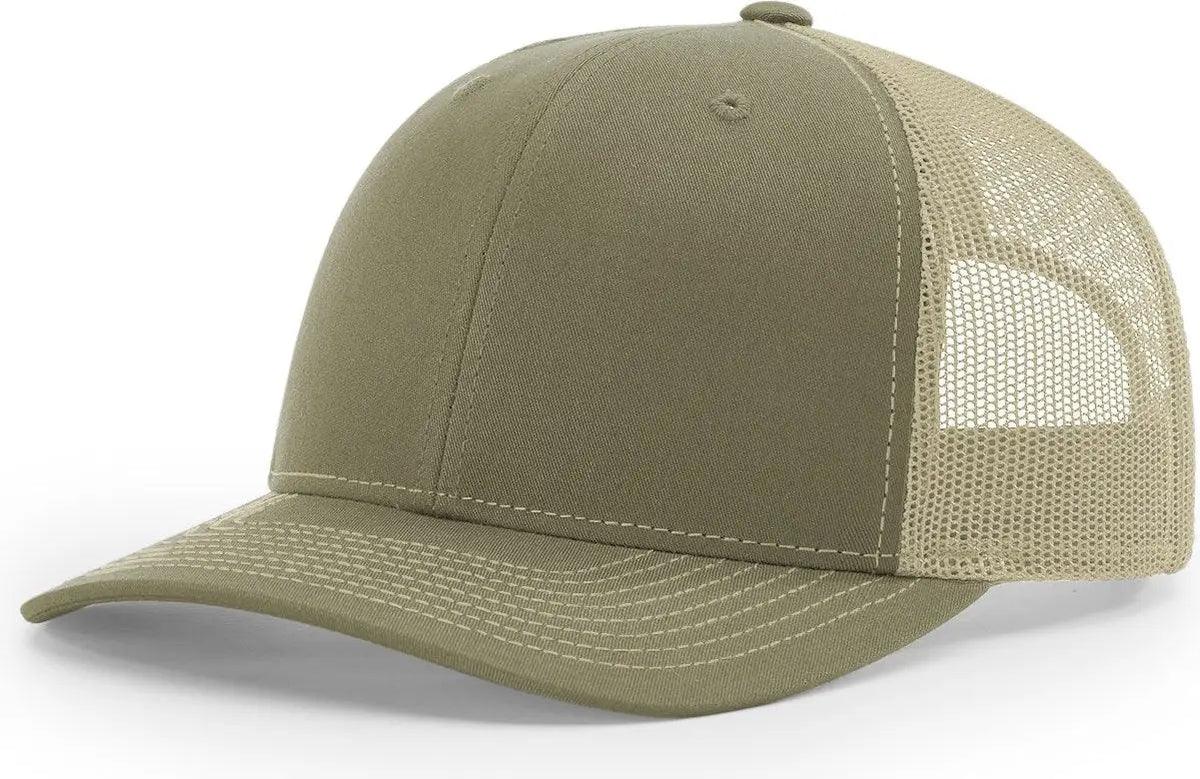 Richardson 112re Recycled Trucker Cap - Loden Khaki - Osfm