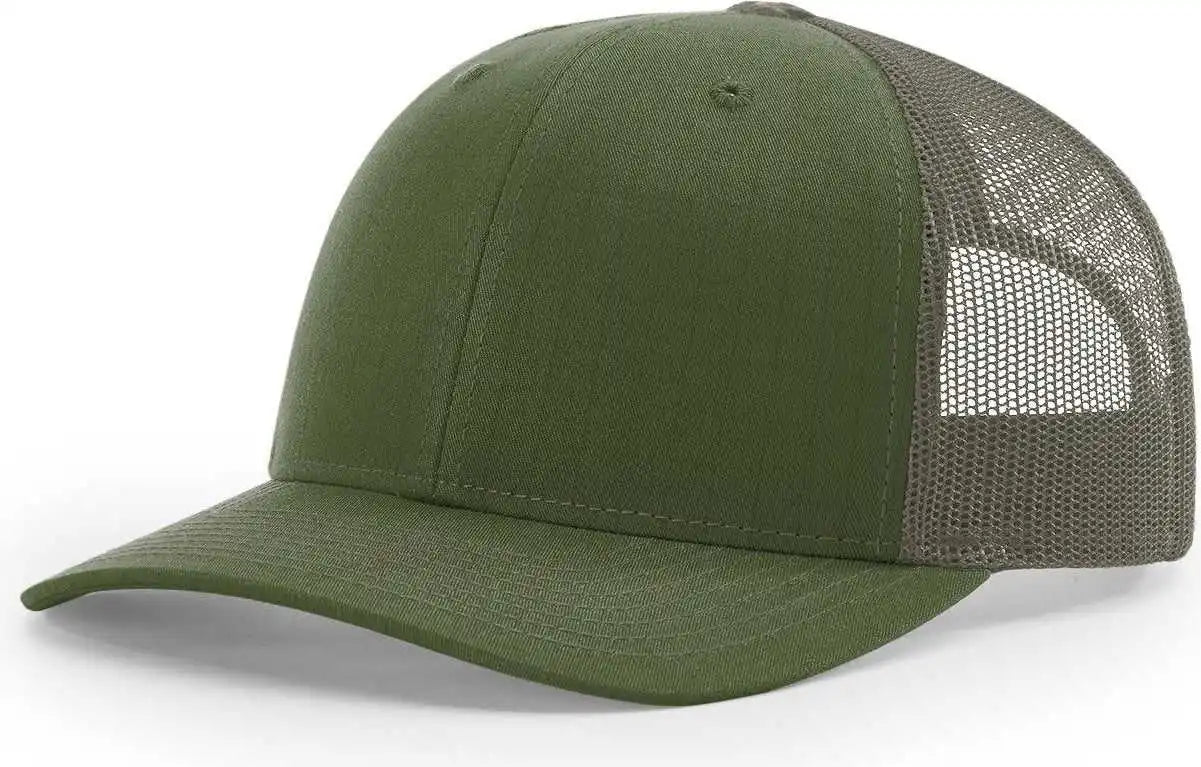 Richardson 112t Tactical Snapback Trucker Caps Army Olive / Osfm