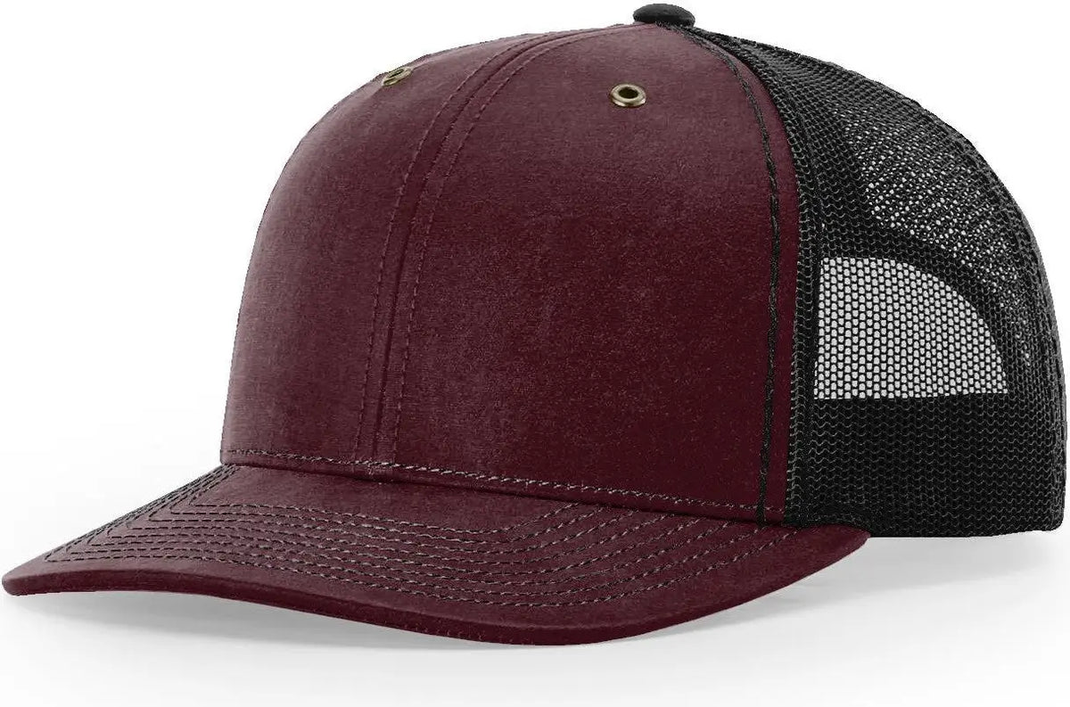 Richardson 112wf Fremont Cap - Burgundy Black - Osfm