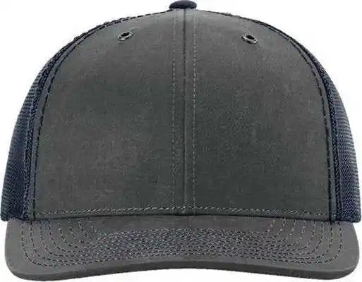 Richardson 112wf Oil Cloth Trucker Caps - Navy - Osfm