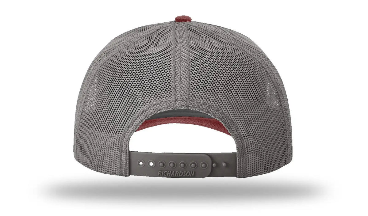 Richardson 112wh Hawthorne Cap - Burnt Red Charcoal - Maroon Dark Gray / Osfm