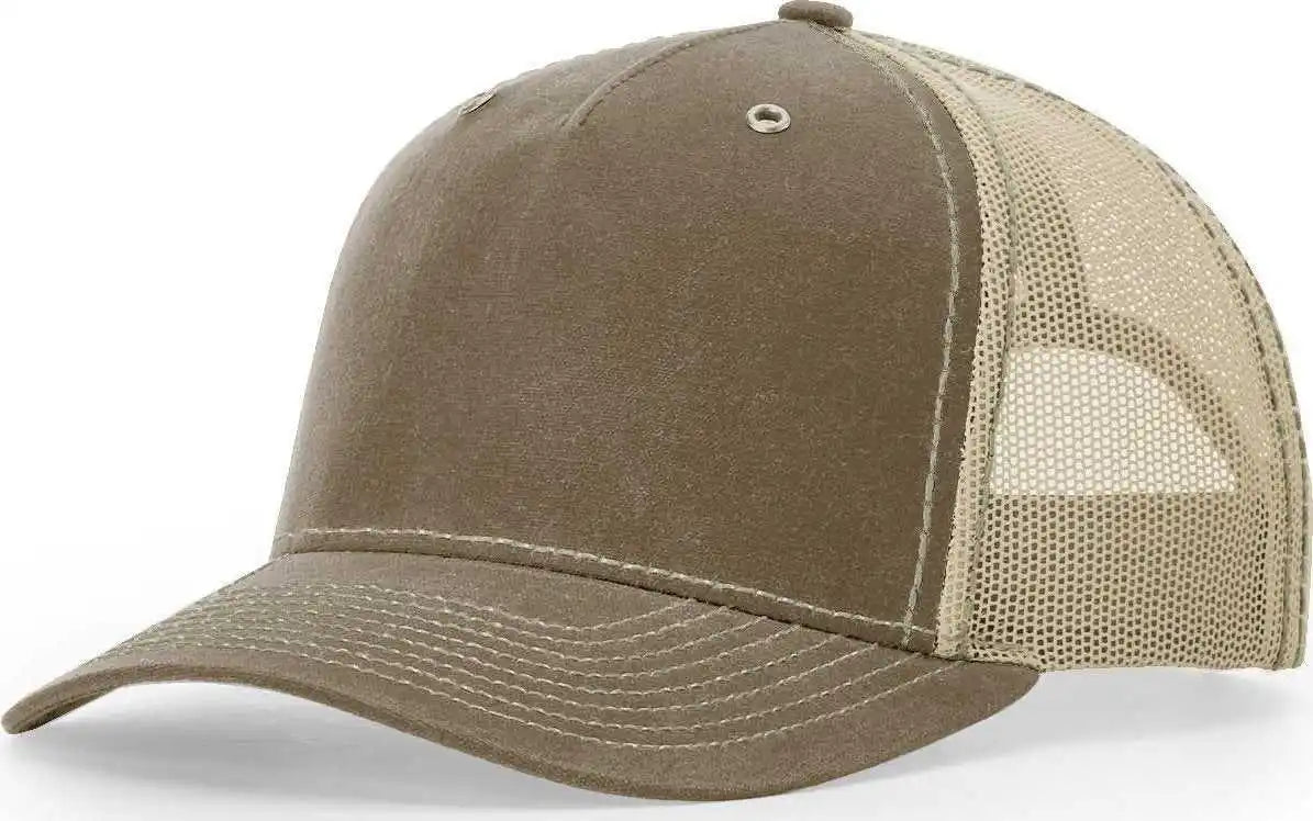 Richardson 112wh Hawthorne Trucker Caps Buck Khaki Brown / Osfm