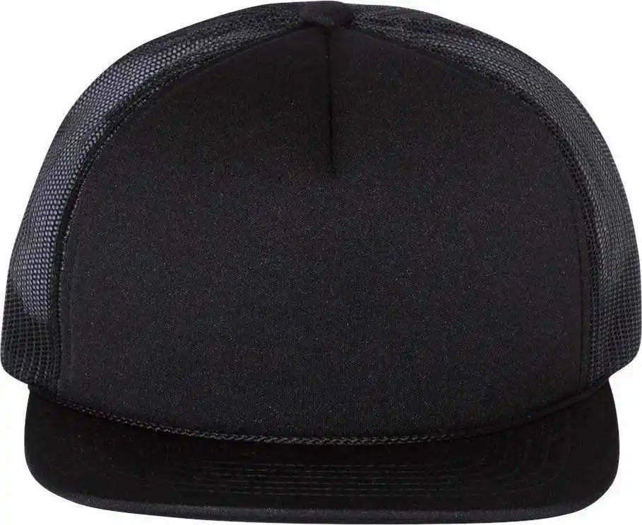Richardson 113 Foam Trucker Caps - Black - Osfm