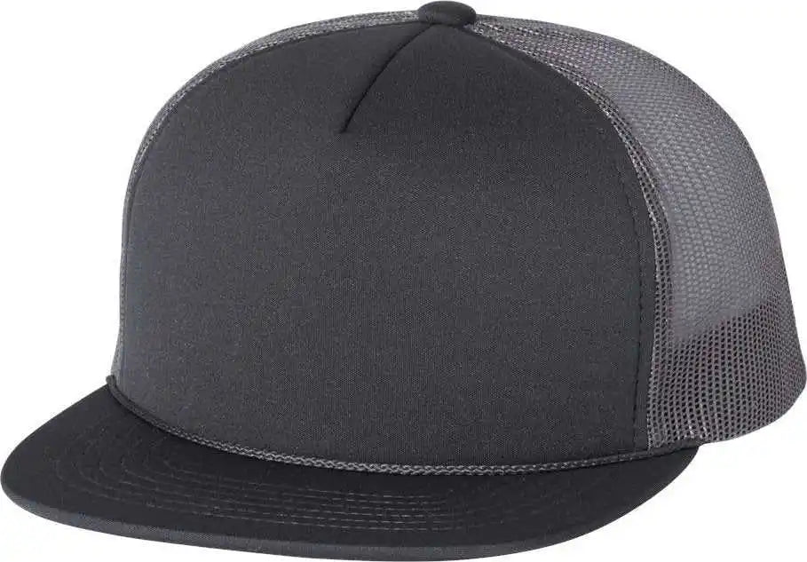 Richardson 113 Foam Trucker Caps Charcoal Dark Gray / Osfm