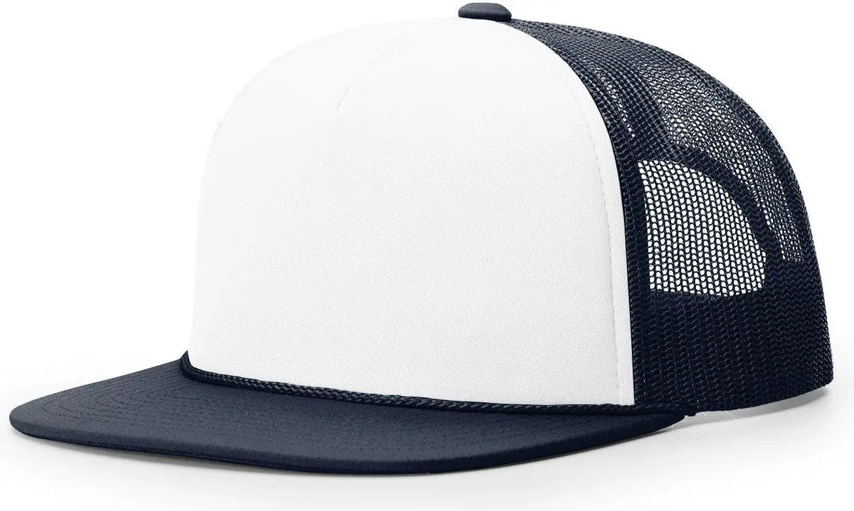 Richardson 113 Foamie Trucker Cap - White Navy - Osfm