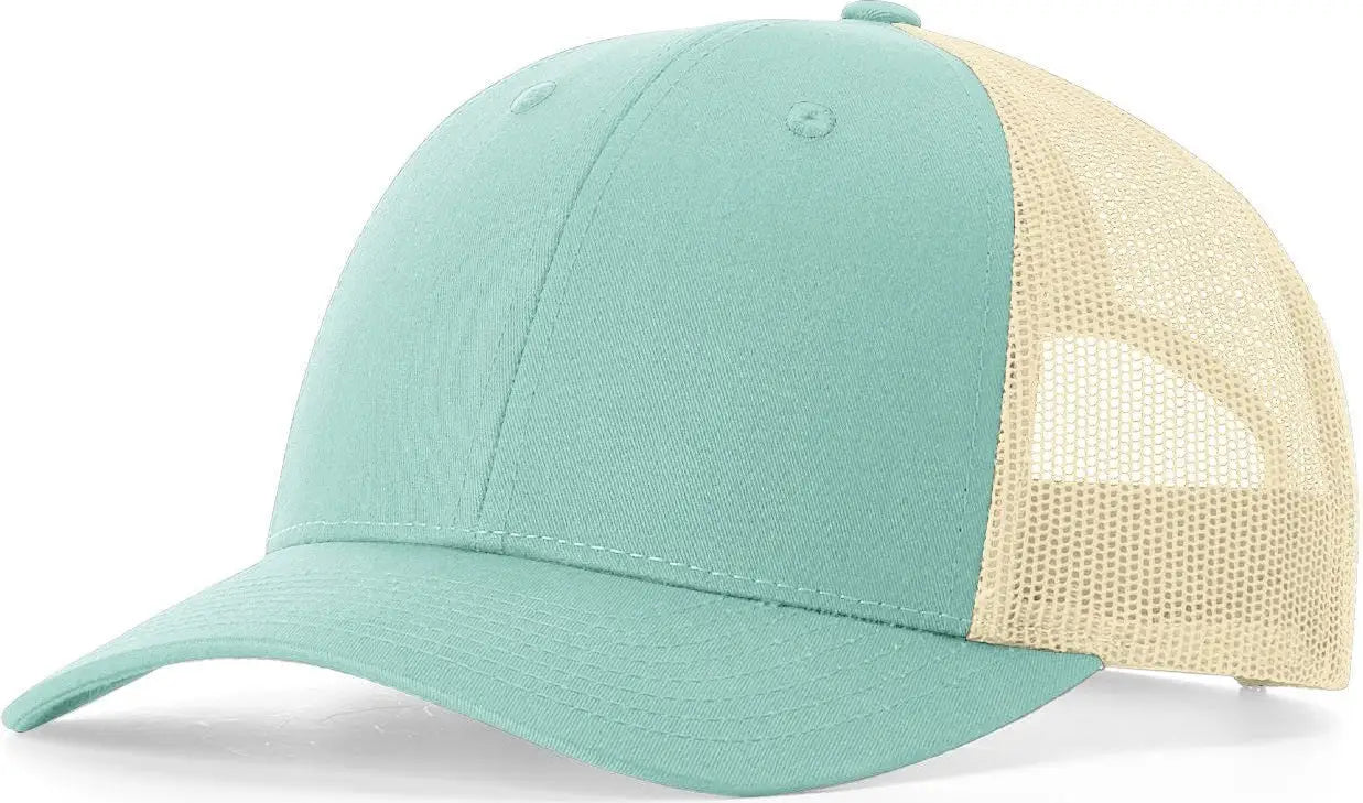 Richardson 115 Low Pro Trucker Cap - Aruba Blue Birch