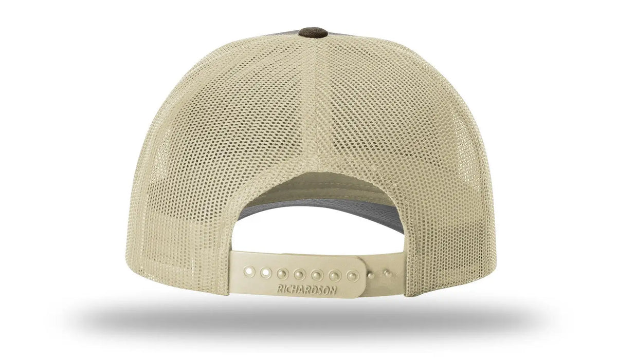 Richardson 115 Low Pro Trucker Cap - Brown Khaki