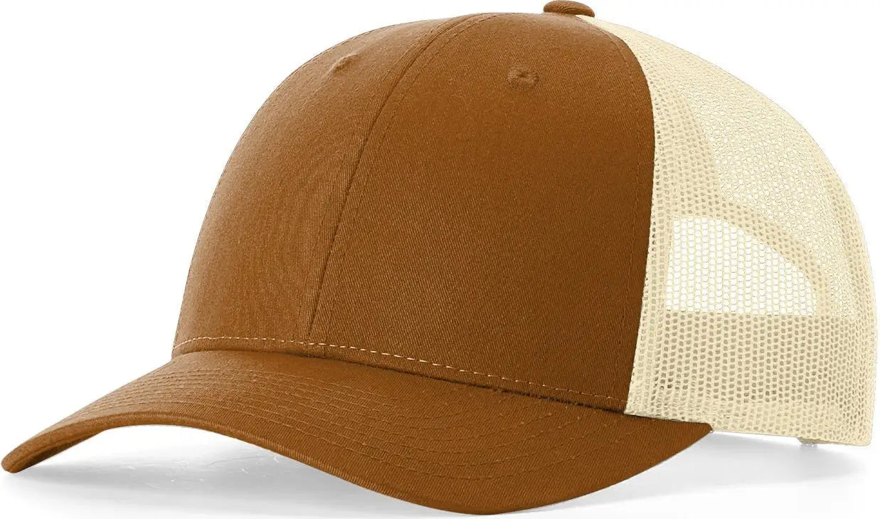 Richardson 115 Low Pro Trucker Cap - Caramel Birch