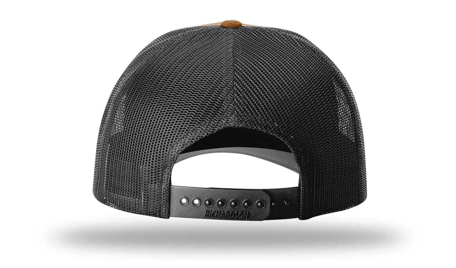 Richardson 115 Low Pro Trucker Cap - Caramel Black