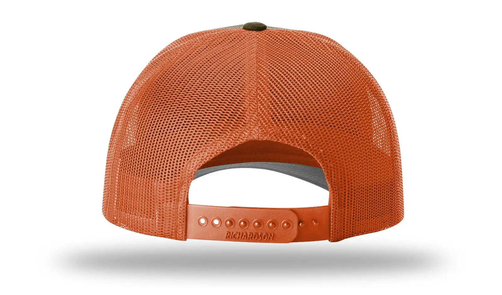 Richardson 115 Low Pro Trucker Cap - Dark Loden Jaffa Orange - s