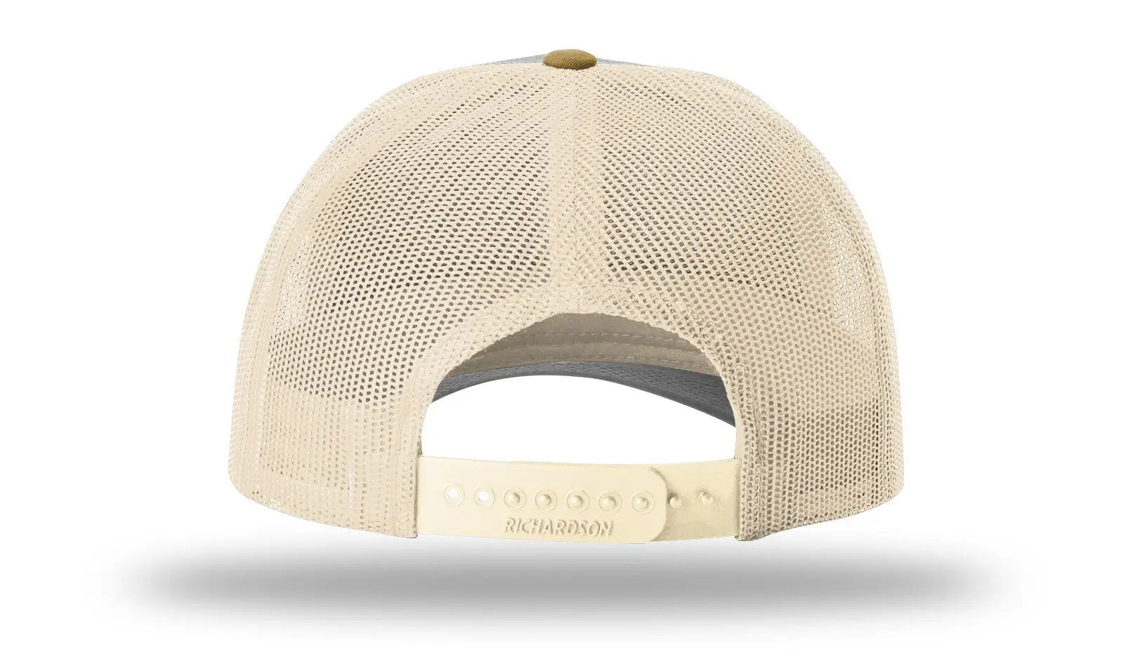 Richardson 115 Low Pro Trucker Cap - Heather Gray Birch Amber Gold - Md-lg