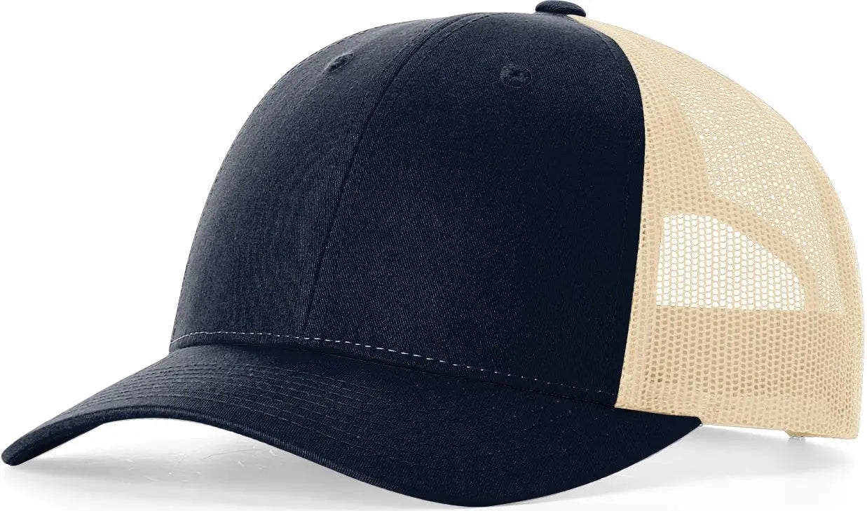 Richardson 115 Low Pro Trucker Cap - Navy Khaki